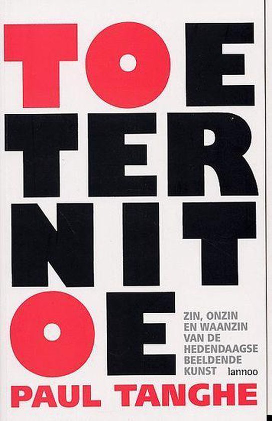 Cover van het boek 'Toeternitoe' van Paul Tanghe