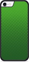 iPhone 8 Hardcase hoesje groene cirkels - Designed by Cazy