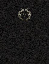 Monogram  V  Grid Sketchbook