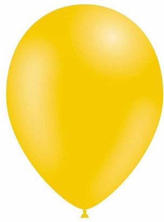 10 Gele ballonnen 30cm