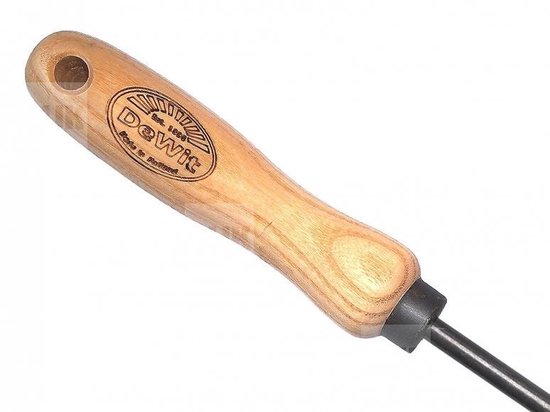 De Wit Bollentruffel van boronstaal met essen handvat | 140 mm — afbeelding 2
