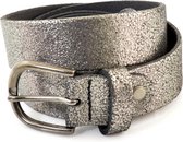 Muller & Sons Sparkle Dames Broekriem Zwart 95 cm