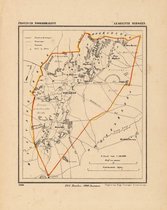 Historische kaart, plattegrond van gemeente Diessen in Noord Brabant uit 1867 door Kuyper van Kaartcadeau.com