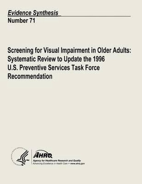 Screening for Visual Impairment in Older Adults, U S Department Of Heal