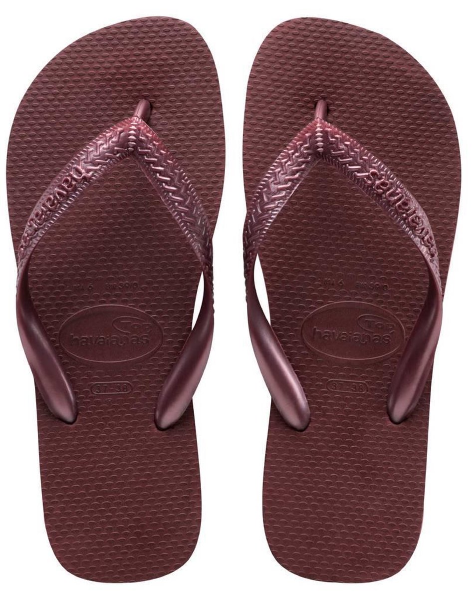 Havaianas dames slippers bordeaux rood - Maat 35/36 | bol.com