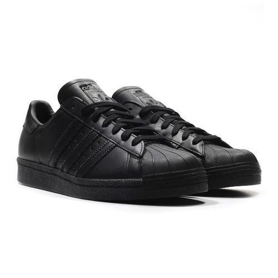Adidas Superstar 80'S - Heren Sneakers - Maat 42 2/3 - Zwart / Zwart -  S79442 - Mannen | bol.com