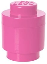 Lego Storage Brick - Rond - 12,5 cm x 12,5 cm x 18 cm - Roze