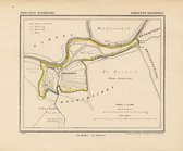 Historische kaart, plattegrond van gemeente Grafhorst in Overijssel uit 1867 door Kuyper van Kaartcadeau.com