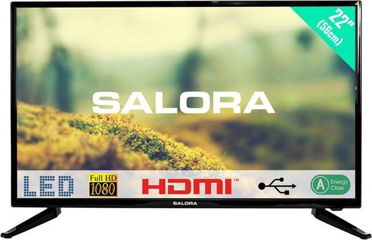 omverwerping Kom langs om het te weten spreiding Salora 22LED1500 22'' Full HD Zwart LED TV | bol.com