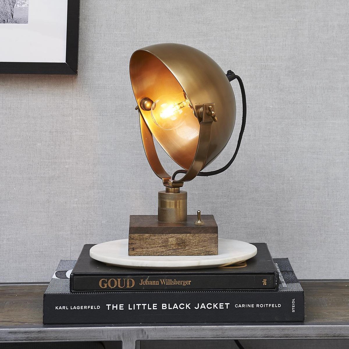 Rivièra Maison In The Spotlight Desk Lamp Bureaulamp Goud