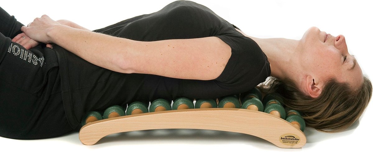 Afbeelding 3 van Rolastretcher Rugmassage Rugstretcher tegen rugklachten - drukpunt massage