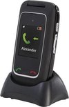 Fysic FM-9770 - Senioren mobiele klaptelefoon - zwart