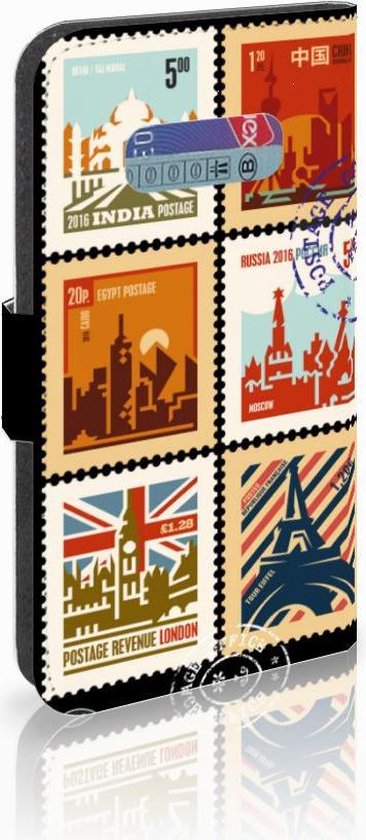 Portefeuille Samsung Galaxy S10e Cuir PU Portefeuille Livre Timbres