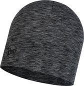 BUFF® Midweight Merino Wool Hat Graphite Multi Stripes - Bonnet