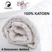 SleepNext - 100% KATOEN - 4-Seizoenen dekbed - 140x200cm
