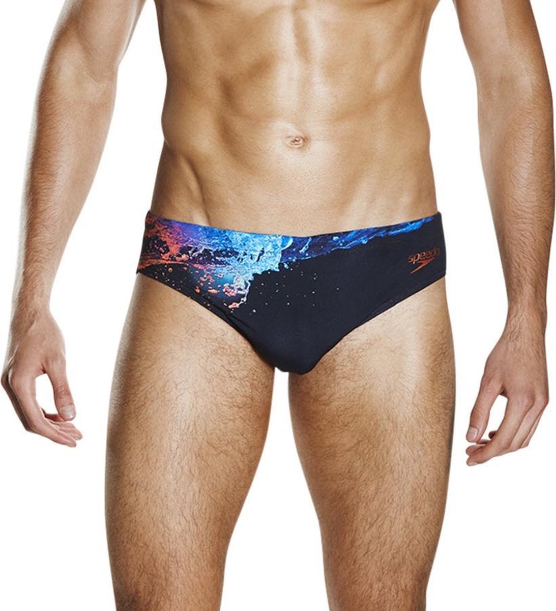 Speedo EnergyBlast Placement Digital 7cm zwemslip Zwart Heren Maat 5 Taille 85cm 34 bol