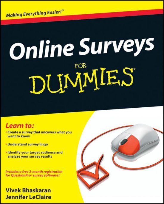 Online Surveys For Dummies - cover
