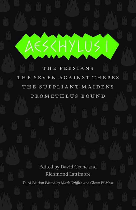 The Complete Greek Tragedies - Aeschylus I - cover