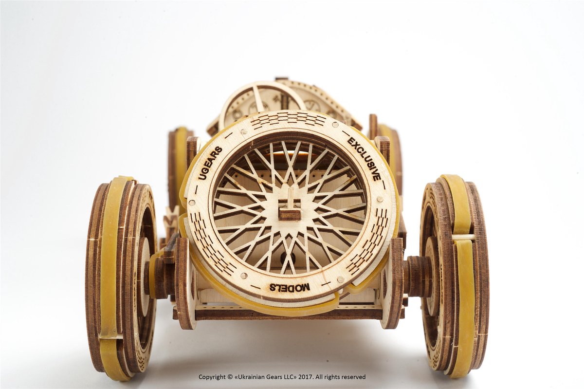 UGEARS Houten 3D Model - U-9 Grand Prix Car — afbeelding 11