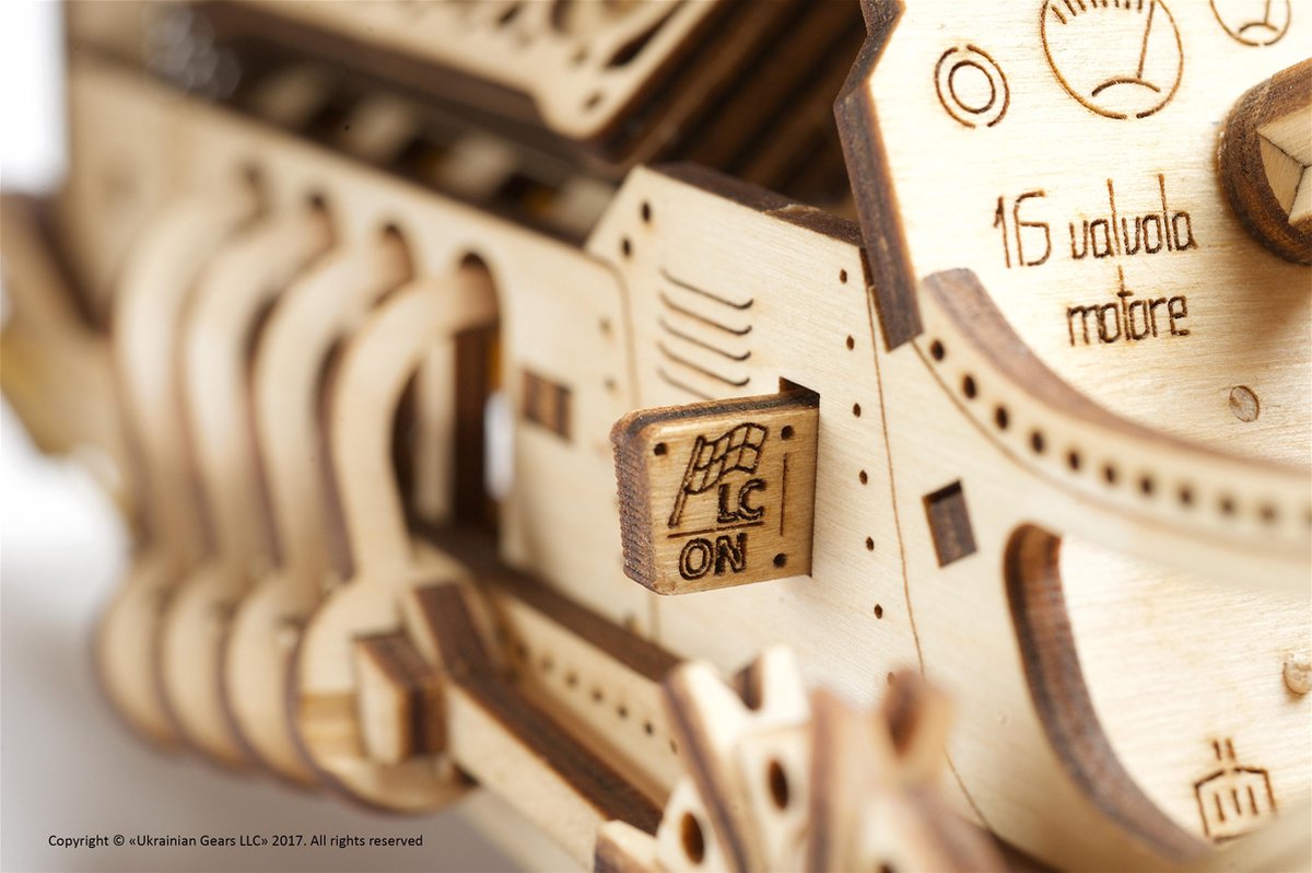 UGEARS Houten 3D Model - U-9 Grand Prix Car — afbeelding 21