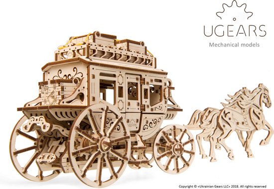 Ugears Kit de modélisme Le Carousel mécanique