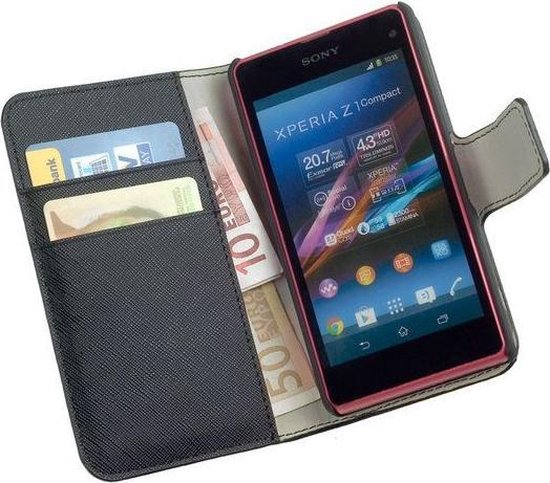 ethisch thee interval HC Bookstyle Flip Wallet case Telefoonhoesje Sony Xperia Z1 Mini Compact |  bol.com