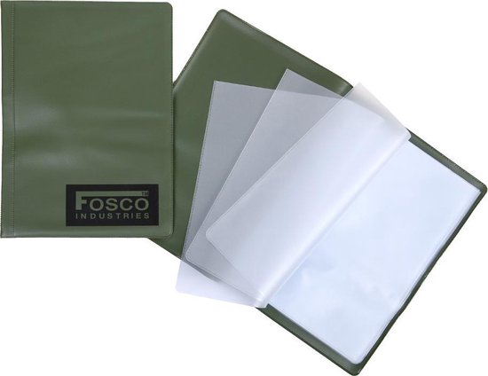 Fosco Porte-documents A6 waterproof vert