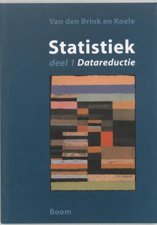 Cover van het boek 'Statistiek / 1 Datareductie / druk 8' van P. Koele en W. van den Brink