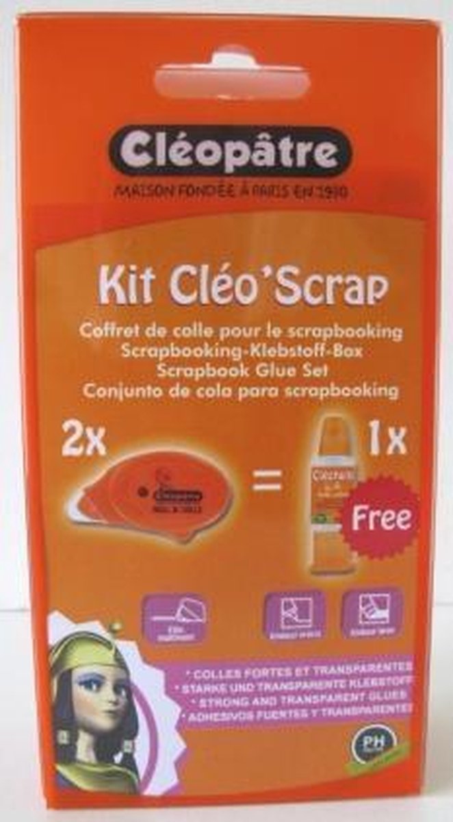 Cleopatre Kit Cléo'Scrap - Colle voor scrapbooking