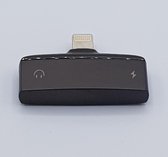 2 in lightning splitter adapter – audio en opladen voor iPhone 7, 7 Plus, 8, 8 plus en iPhone X – Zwart