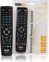 BasicXL BXL-RC001 - 10-in-1 Universele afstandsbediening - Geschikt voor 250 merken tv/ctv/vcr/dbs/sat/cbl/hifi/cd/ld/vcd/dvd
