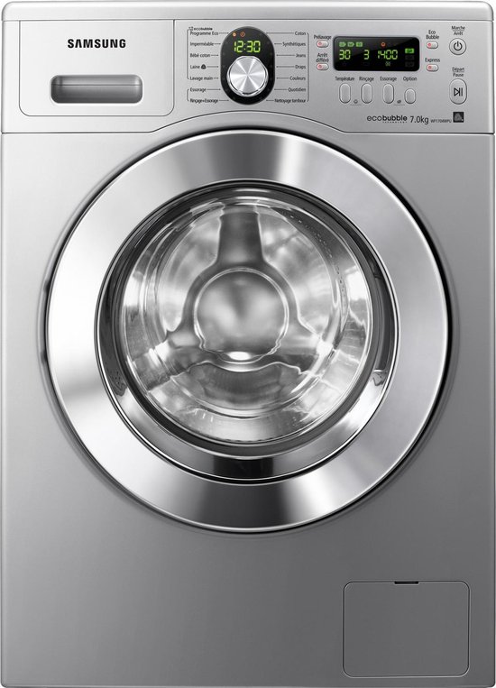 Samsung WF1704WPU wasmachine Voorbelading 7 1400 Zilver | bol.com