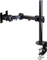 DESQ®  Single Monitorarm 1711 | 10 kg | max. 45 cm hoog | 360 graden schermrotatie | Dubbele tafelschroef