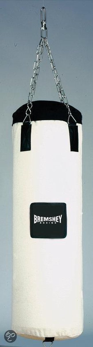 Bremshey Bokszak Punchstar - 90 cm - Wit/Zwart | bol.com