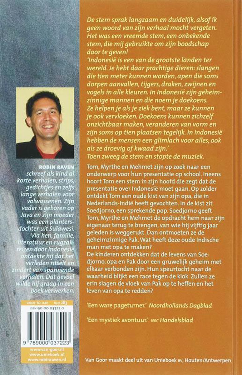 De vloek van Pak - back cover