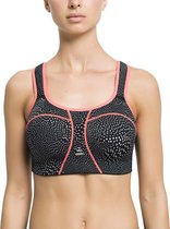 Pure Lime Padded Athletic Sportbeha Zwart/Dots - maat 90C