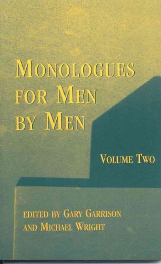 Monologues for Men by Men, Wright | 9780325005591 | Boeken | bol