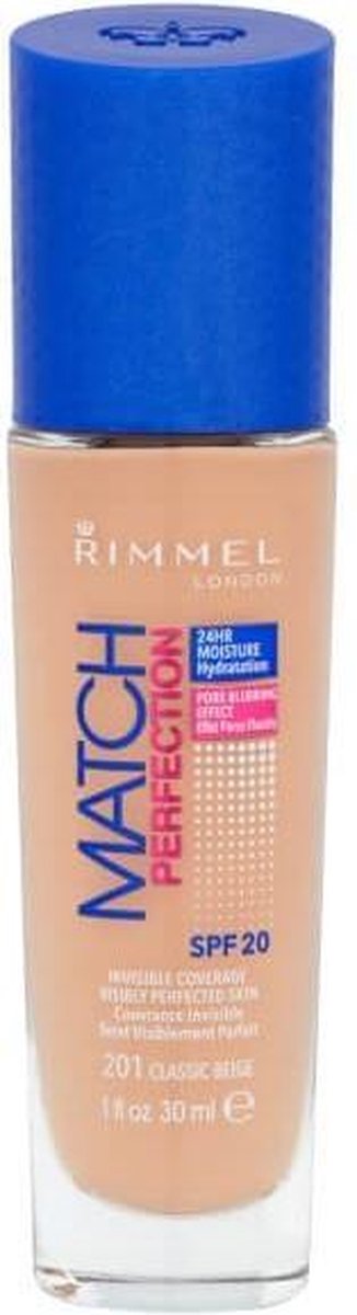 Rimmel Match Perfection Foundation - 201 Classic Beige