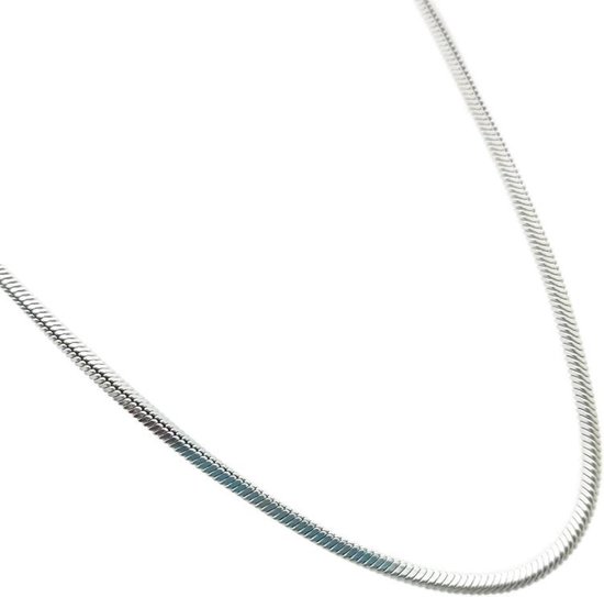 Slangenketting zilver - Staal - 75 cm - 2mm | bol.com