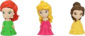 Disney Princess 4 pièces 3D Gommes à effacer Set for Filles - 5x2x2cm - 4 Pièces