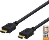 Deltaco HDMI naar HDMI kabel - HDMI 4K 60Hz - High Speed met Ethernet - 1,5 meter - zwart