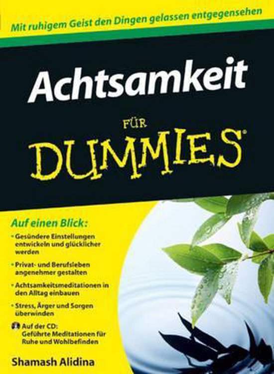 Achtsamkeit fur Dummies - cover