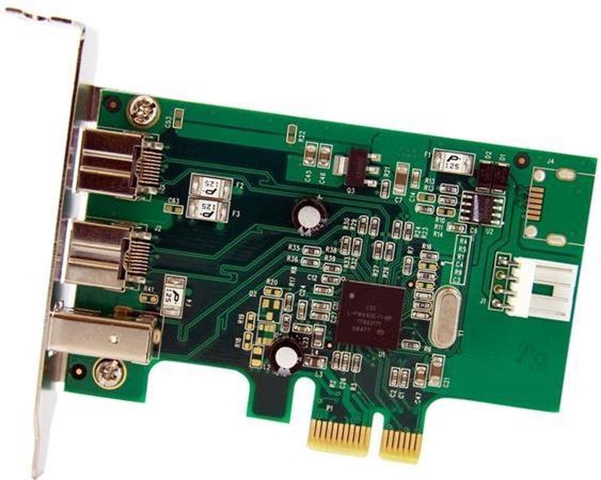 Conversor PCIe Para FireWire 3 Portas - PCIe Mini, 2x FW800 + 1x FW400 ...