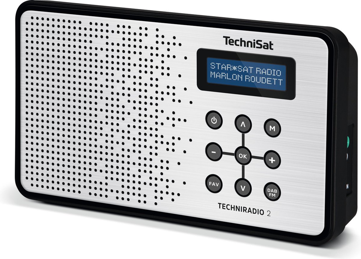 Black/Silver bol TechniSat 2 0000/4965 TechniRadio DAB+ |