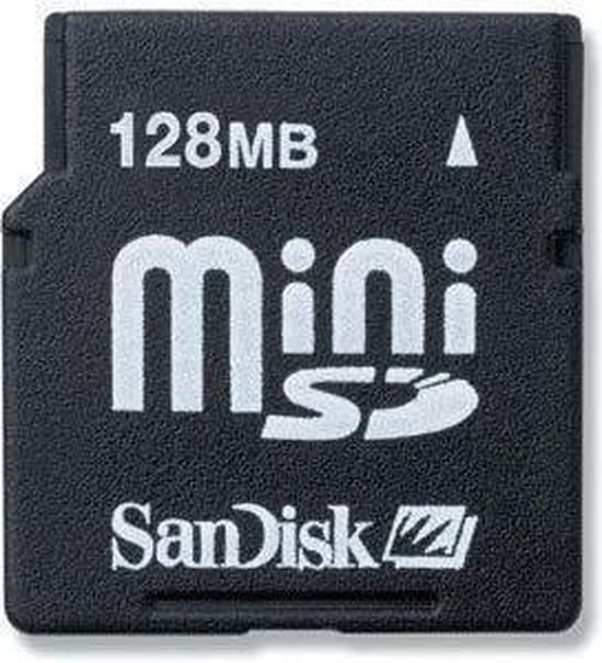 Strikt Uitpakken Momentum SanDisk mini SD card 128 MB | bol.com