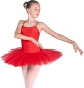 Ballepakje Lucy met tutu Rood - Maat  6 Jaar