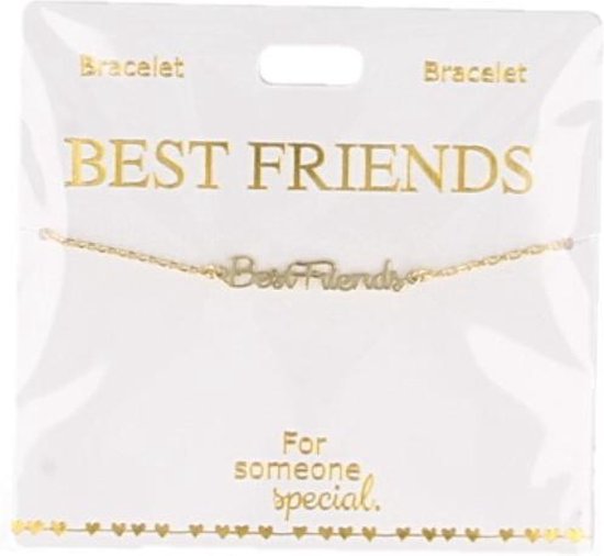 Armband Best Friends, gold plated | bol.com
