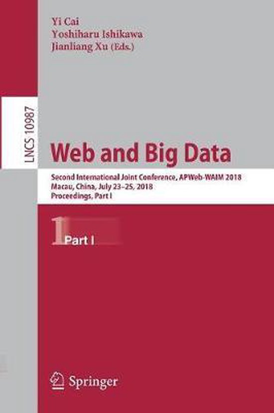 Lecture Notes in Computer Science10987- Web and Big Data - cover