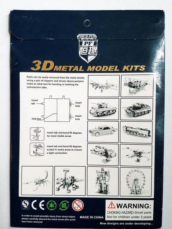 3D Metal model kits Motorcycle