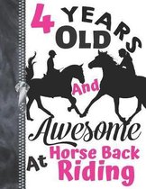4 Years Old And Awesome At Horse Back Riding
